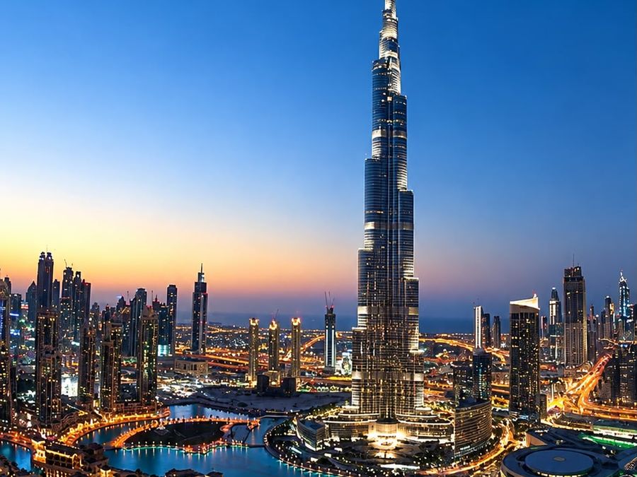 Dubai à noite